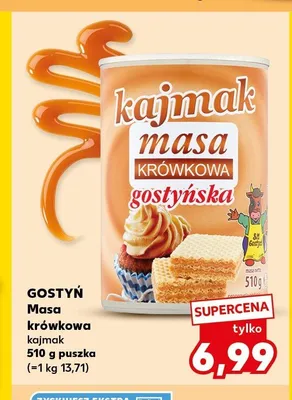 Masa krówkowa kajmak Gostyń promocja w Kaufland