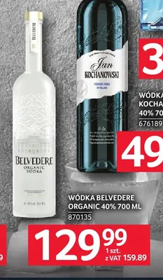 Wódka Belvedere Organic 40% promocja w Selgros