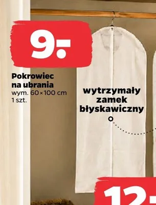 Pokrowiec na ubrania promocja w Netto