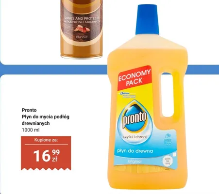 Płyn do mycia podłóg drewnianych promocja w Dino