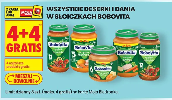 Deserki i dania w słoiczkach promocja w Biedronka