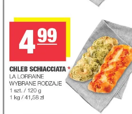 Chleb schiacciata La Lorraine promocja w SPAR