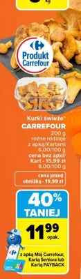 Kurki świeże Carrefour promocja w Carrefour Market