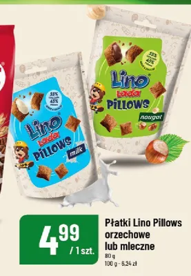 Płatki Lino Lada Pillows orzechowe promocja w POLOmarket