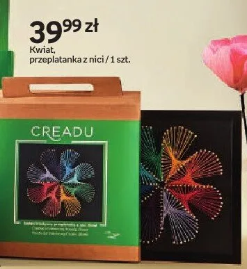 Kwiat przeplatanka z nici CREADU promocja w Empik