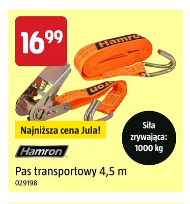 Pas transportowy 4,5 m Hamron promocja w Jula