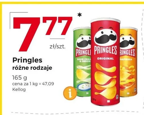 Chipsy Pringles Original promocja w Frac