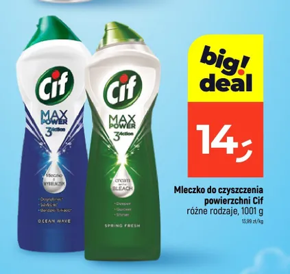 Mleczko do czyszczenia powierzchni różne rodzaje promocja w Dealz