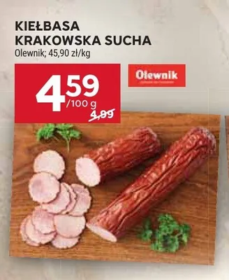 Kiełbasa krakowska Auchan promocja w Stokrotka