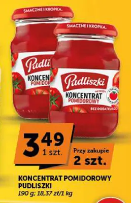 Koncentrat pomidorowy Pudliszki promocja w Euro Sklep