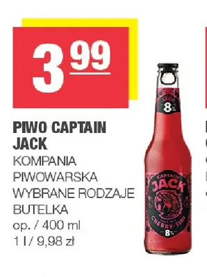 Piwo Captain Jack promocja w SPAR