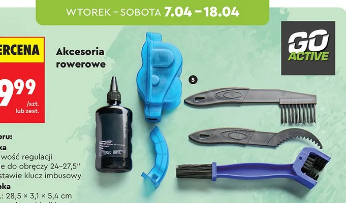 Zestaw akcesoriów do czyszczenia promocja w Biedronka