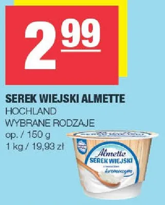 Serek wiejski Almette wybrane rodzaje promocja w SPAR