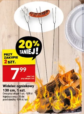 Widelec ogniskowy 130cm promocja w Twój Market
