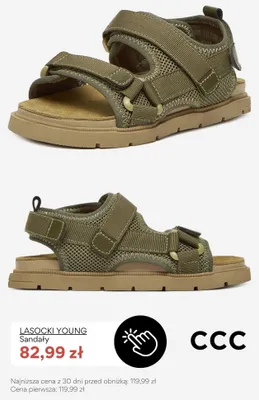 Sandały Lasocki Young promocja w CCC