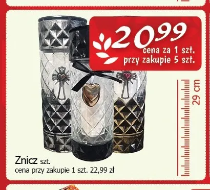 Znicz 29 cm promocja w CEZAR Delikatesy