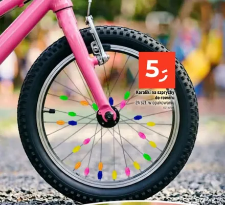 Koraliki na szprychy do roweru 24-pak promocja w Dealz