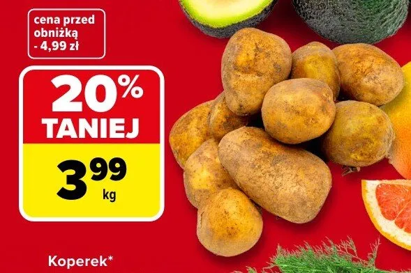 Ziemniaki wczesne Carrefour promocja w Carrefour
