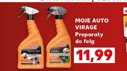 Preparaty do felg Moje Auto Virage promocja w Kaufland