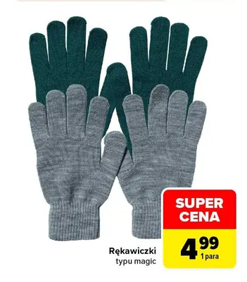 Rękawiczki typu magic promocja w Carrefour