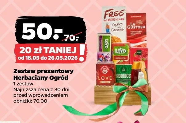 Zestaw prezentowy Herbaciany Ogród promocja w Netto