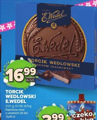 Torcik wedlowski promocja w Stokrotka