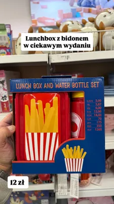 Zestaw lunchbox z bidonem Lunch Box and Water Bottle Set promocja w Pepco