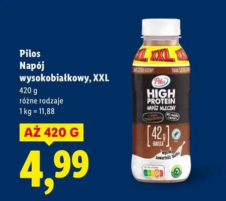 Napój wysokobiałkowy, XXL różne rodzaje promocja w Lidl