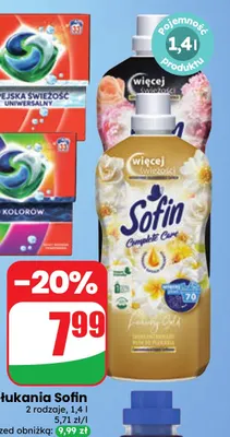 Płyn do płukania Sofin promocja w Dino