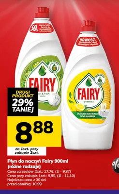 Płyn do naczyń jabłkowy Fairy promocja w Hitpol