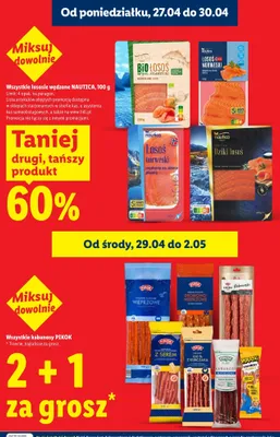 Kabanosy 100% z kurczaka Pikok promocja w Lidl