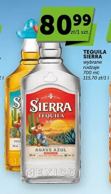 Tequila Sierra Reposado promocja w Euro Sklep