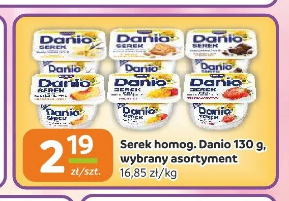 Serek homogenizowany Danio promocja w Społem Częstochowa