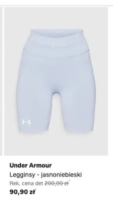 Legginsy Under Armour jasnoniebieski promocja w Lounge by Zalando
