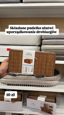 Składane pudełko Pepco Home promocja w Pepco