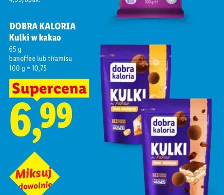 Kulki w kakao tiramisu Dobra Kaloria promocja w Lidl