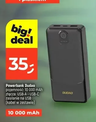 Powerbank Dudao 10 000mAh promocja w Dealz