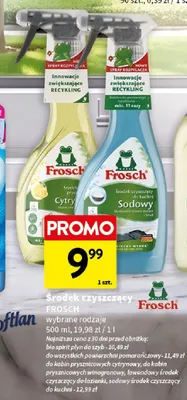 Płyn do szyb Frosch Bio Spirit promocja w Intermarche