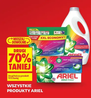 Produkty Ariel promocja w Biedronka