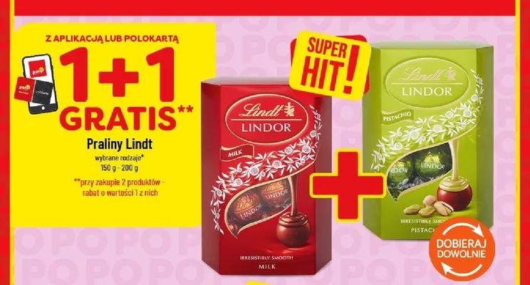 Praliny Lindt Lindor Pistachio 150-200g promocja w POLOmarket