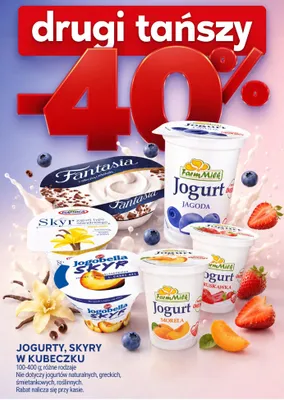 Jogurt typu islandzkiego Skyr Piątnica waniliowy promocja w Stokrotka