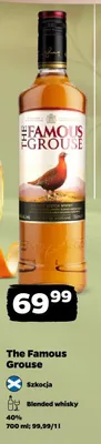 Whisky blended The Famous Grouse promocja w Netto