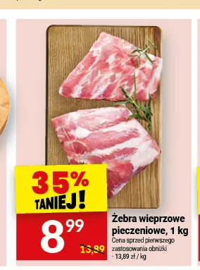Żebra wieprzowe pieczeniowe promocja w Twój Market