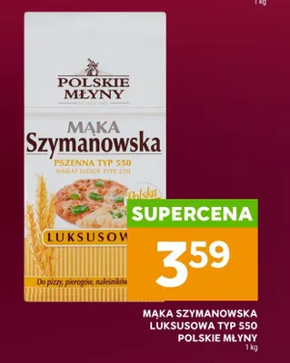 Mąka szymanowska luksusowa typ 550 promocja w Stokrotka