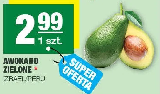 Awokado zielone promocja w SPAR