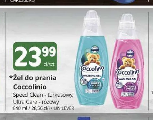 Żel do prania Coccolino Ultra Care promocja w Marketvita
