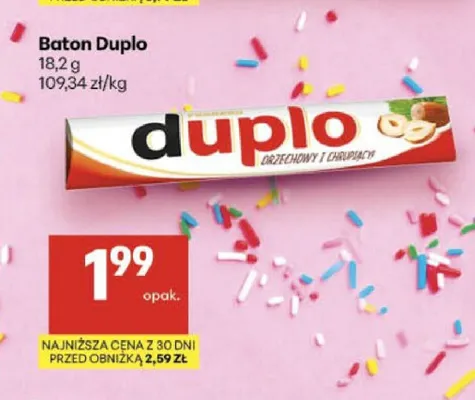 Baton Duplo promocja w Delikatesy Centrum