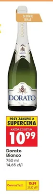 Wino Dorato Bianco słodkie białe promocja w Biedronka
