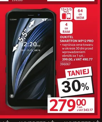 Smartfon Oukitel WP12 Pro promocja w Selgros