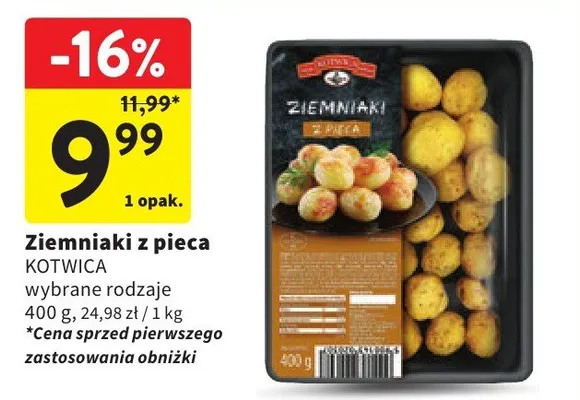 Ziemniaki z pieca wybrane rodzaje promocja w Intermarche